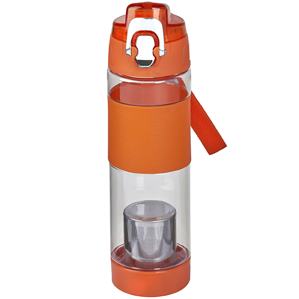 "צ'אי" בקבוק ספורט פלסטי 650 מ"ל עם פילטר לחליטת תה מבית H2O-Pro - תמונה 3