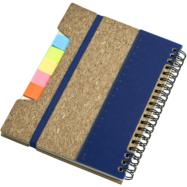 מחברת עסקים ספירל A5 כולל סרגל סגירה עם רצועת גומי - תמונה 3