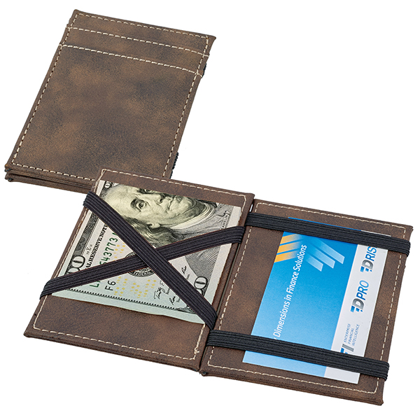 ארנק הקסם דמוי עור חום