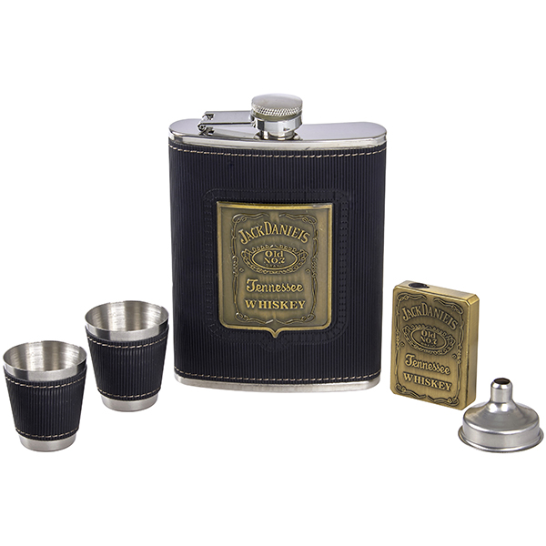 מארז ג'ק דניאלס אביזרים 5 חלקים לוויסקי באריזת מתנה מהודרת - תמונה 2