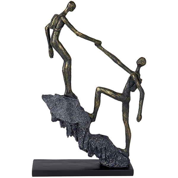 פסל אומנותי "עזרה הדדית" מבית פסלי היוקרה "GRACIA GALLERY"
