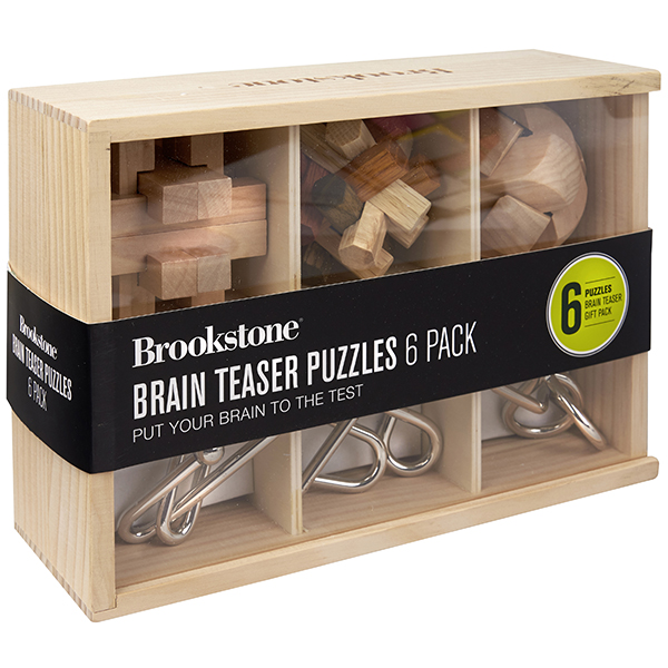 מארז עץ 6 משחקי חשיבה - תמונה 3