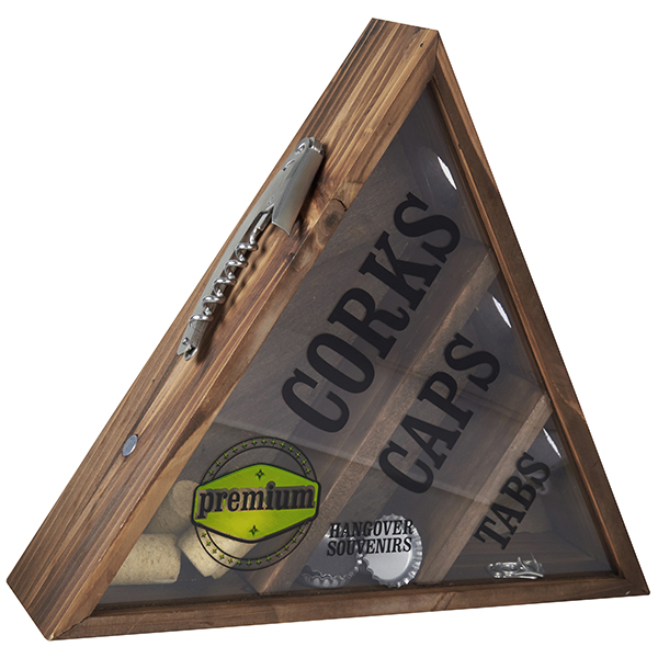 פותחן בקבוקי בירה ומארז משולש לפקקים