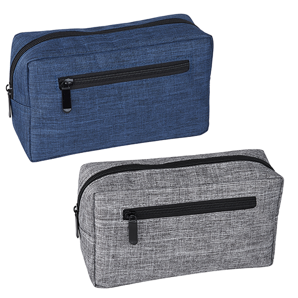 תיק כלי רחצה עם כיס רוכסן בחזית