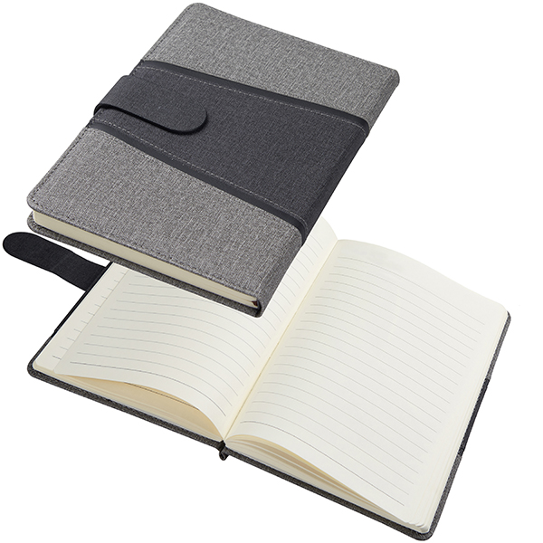 מחברת עסקים מהודרת סגירה מגנטית פתיחה דו כיוונית עברית / אנגלית