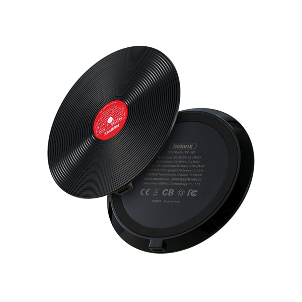 "תקליט ויניל" מטען אלחוטי מהיר 10W