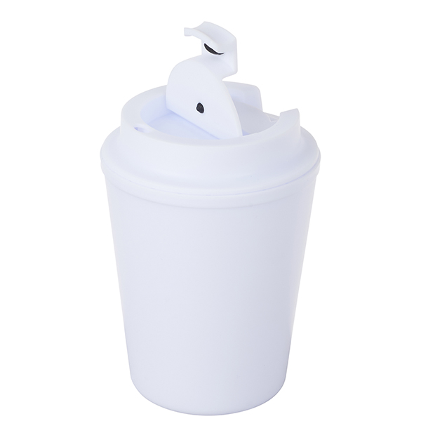 ספל תרמי PP דופן כפולה 300 מ"ל עמיד מדיח ומיקרו - תמונה 5