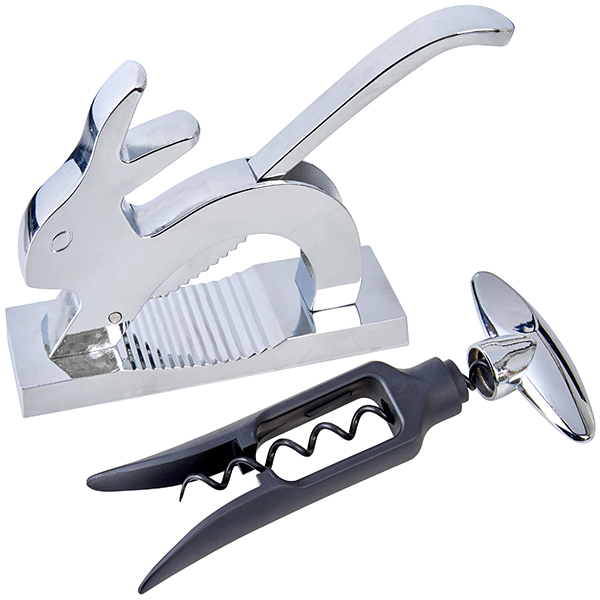 "RABBIT" מארז אביזרים 2 חלקים פותחן יין ומפצח אגוזים באריזת מתנה מהודרת - תמונה 2