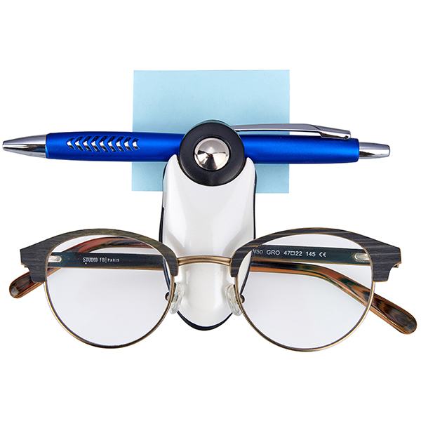 מחזיק משקפיים לרכב קליפס + תופסן לעט וממו - תמונה 2