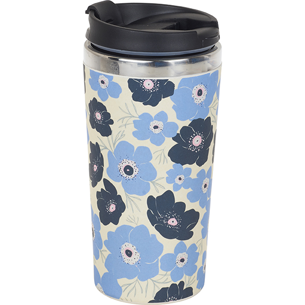 "ECO TREE" ספל תרמי אקולוגי 450 מ"ל עשוי נירוסטה ובמבוק - תמונה 3