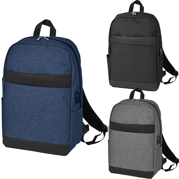 "דיקאן" תיק גב למחשב נייד עד 15.6 אינץ' עם יציאת USB לטעינה ניידים