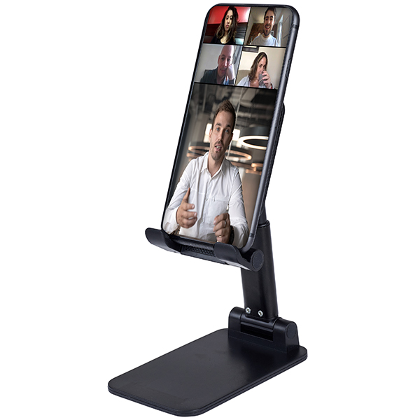 מעמד שולחני מתכוונן ונמתח לטלפון נייד וטאבלט - תמונה 3