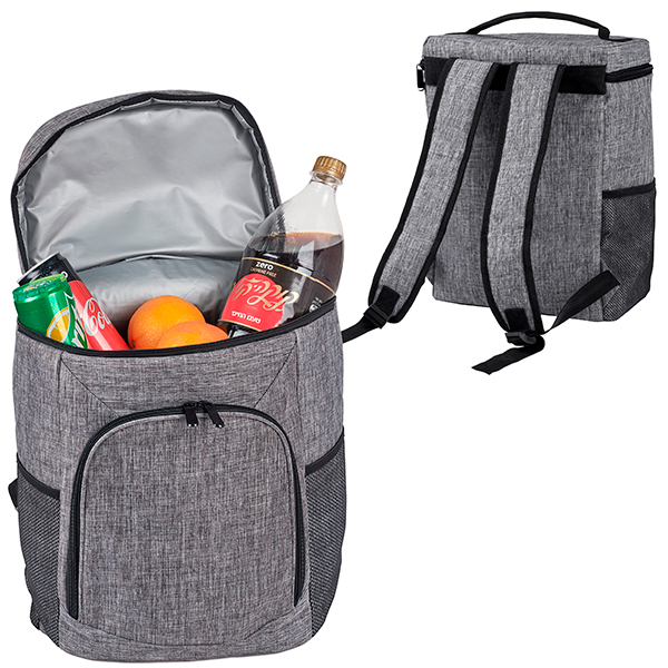 צידנית גב 17 ליטר עם כתפיות ותא קדמי - תמונה 2