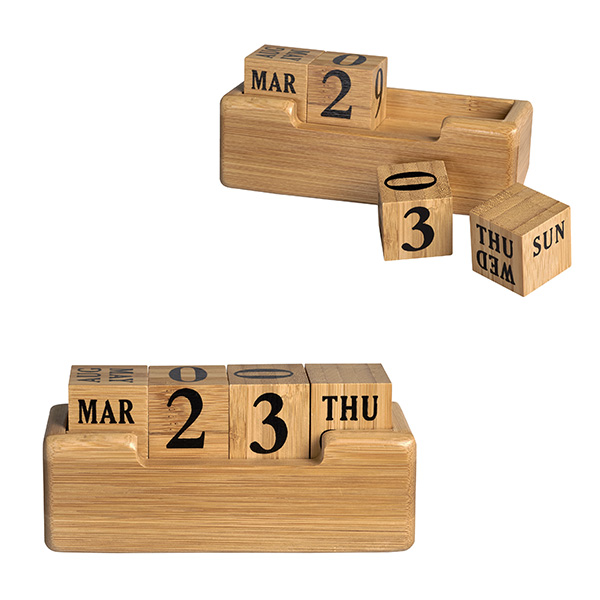 מעמד קלנדר תאריכון קוביות במבוק