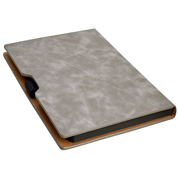 מחברת עסקים A5 מקום לעט פתיחה עברית / אנגלית - תמונה 7