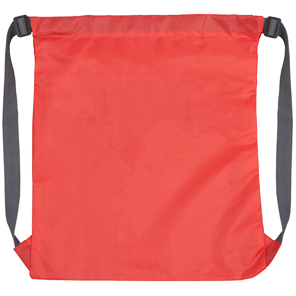 תיק גב בד RIBS עם רצועות גב רחבות - תמונה 3