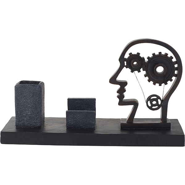 מעמד שולחני אומנותי "גלגלי המוח" מבית פסלי היוקרה "GRACIA GALLERY" - תמונה 4