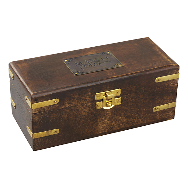 טלסקופ ימאים נחושת במארז עץ עתיק - תמונה 3