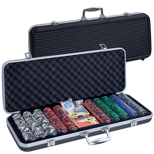 PRO POKER סט פוקר מקצועי 500 ציפים