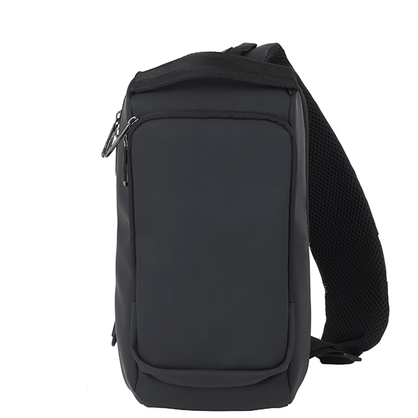 "סלינג" תיק צד אלכסון מלבני עשוי PU שחור - תמונה 2