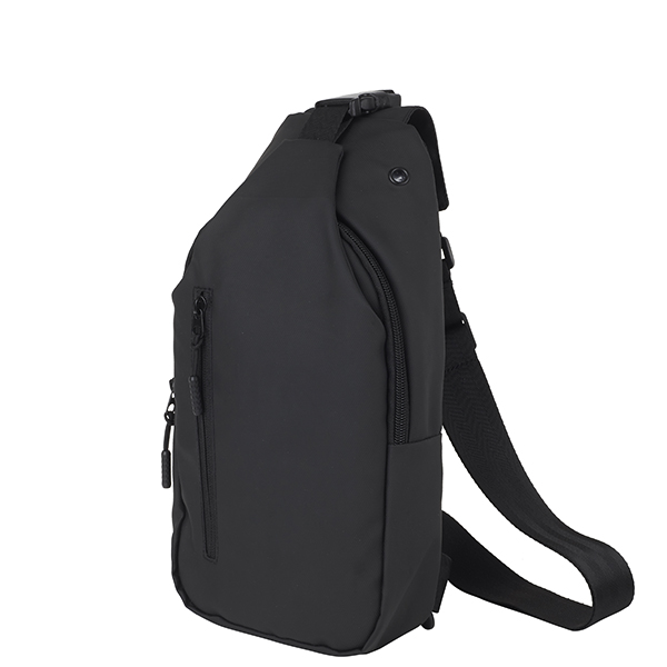 "סלינג" תיק צד אלכסון עשוי PU שחור