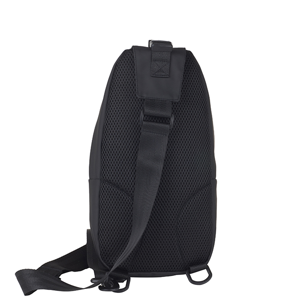 "סלינג" תיק צד אלכסון עשוי PU שחור - תמונה 3