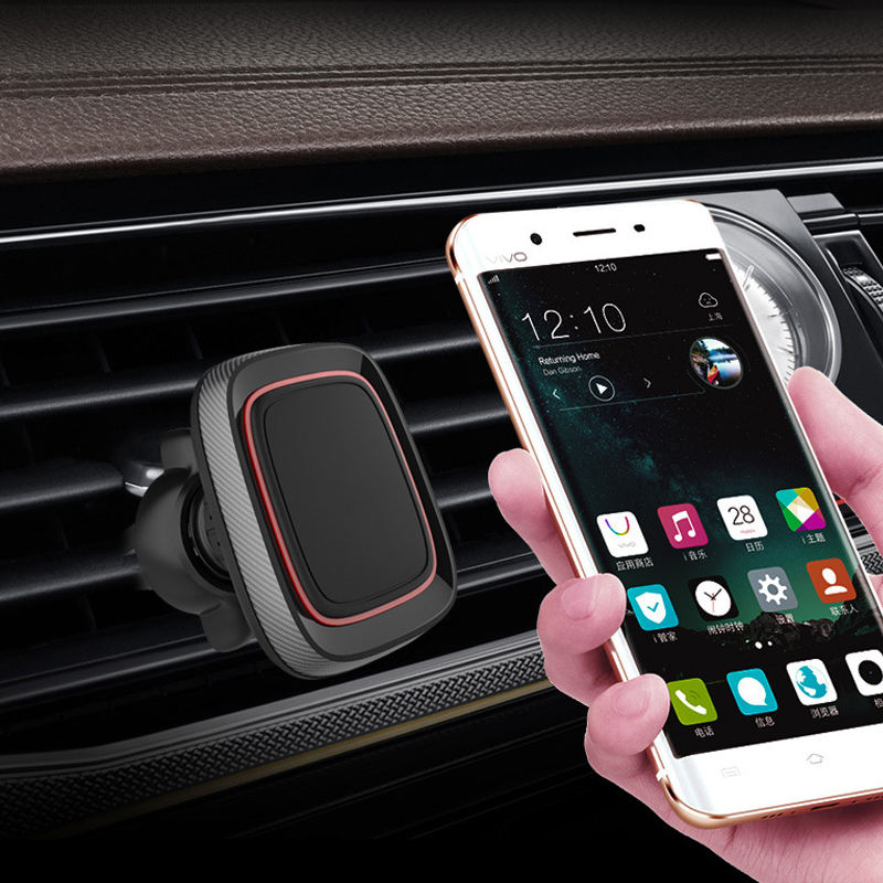 מעמד מגנטי לטלפון נייד לרכב מתחבר לפתח אוורור המזגן - תמונה 3