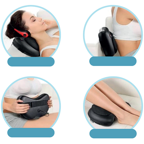 כרית מסג' שיאצו מחממת לרכב ולבית בעלת 8 ראשי עיסוי - תמונה 3