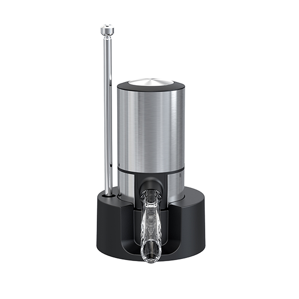 משאבת מזיגה חשמלית לבקבוק יין עם מערכת לאיוורור היין