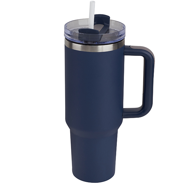 "סטן" ספל תרמי נירוסטה חם / קר 1.2 ליטר מכסה אקרילי שקוף עם קש - תמונה 4