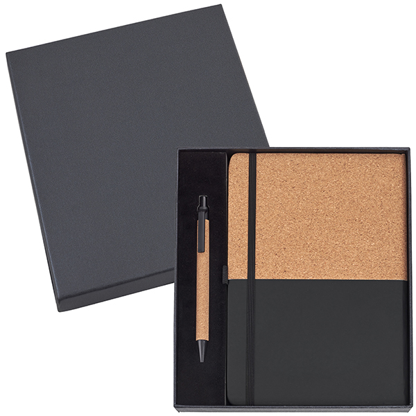 סט מחברת עסקים A5 עם עט בכריכה פתיחה עברית / אנגלית במארז מתנה - תמונה 10