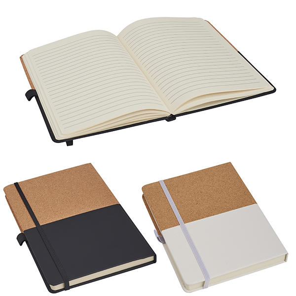 מחברת עסקים A5 מקום לעט בכריכה פתיחה עברית / אנגלית