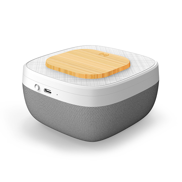 מעמד טעינה אלחוטי 15W משולב עם רמקול Bluetooth איכותי 5W - תמונה 11