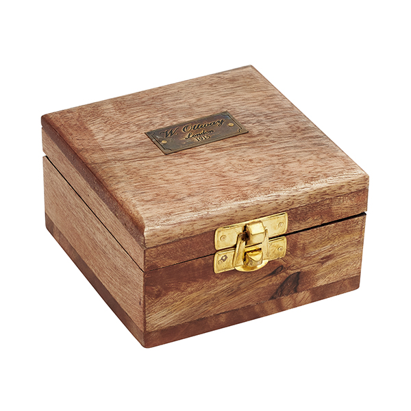 "מהנדס" מצפן שעון שמש מהודר במארז עץ - תמונה 4