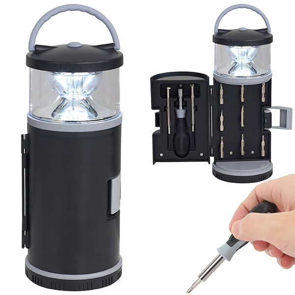 תאורת שטח משולבת עם ערכת כלים 11 חלקים