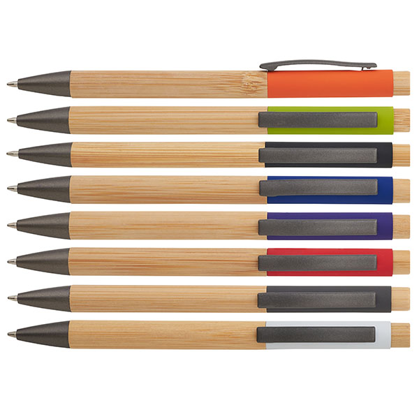 "נייצ'ר" עט בשילוב עץ במבוק / אלומיניום ראש כדורי דיו תוצרת גרמניה