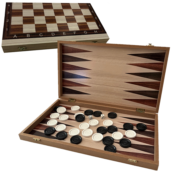 שש בש קלאסי עם לוח מתקפל