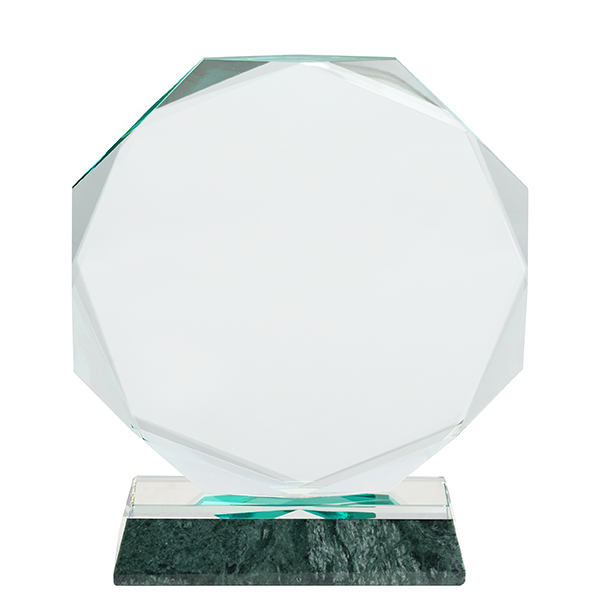 מגן הוקרה מזכוכית קריסטל בסיס מובנה - תמונה 2