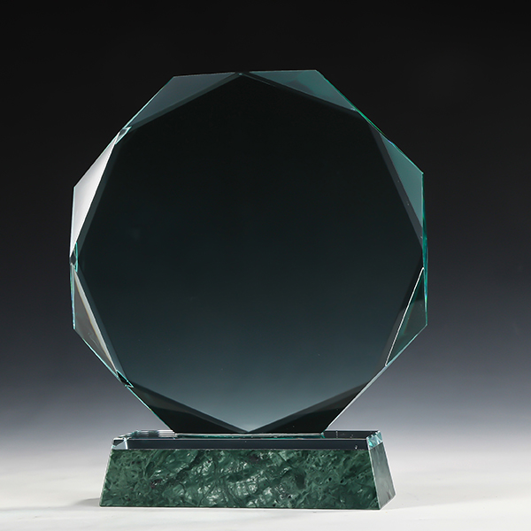 מגן הוקרה מזכוכית קריסטל בסיס מובנה - תמונה 3