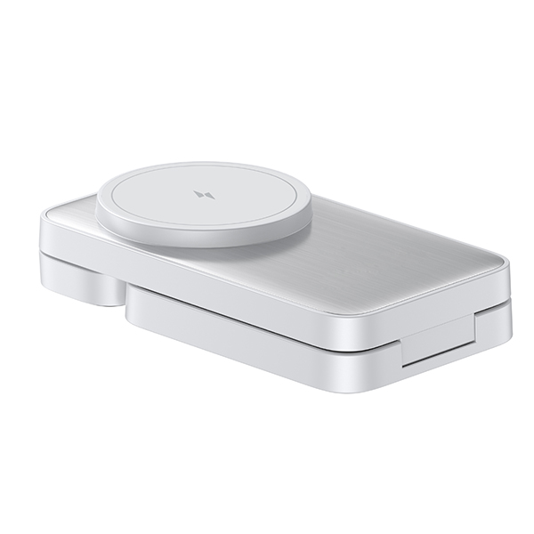 מטען אלחוטי מתקפל 15W מהיר 3 ב-1 לנייד + שעון חכם + אוזניות - תמונה 9