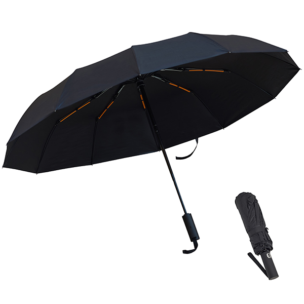 מטריה מתקפלת איכותית 23" זרועות פיברגלס גמישות פתיחה וסגירה אוטומטית