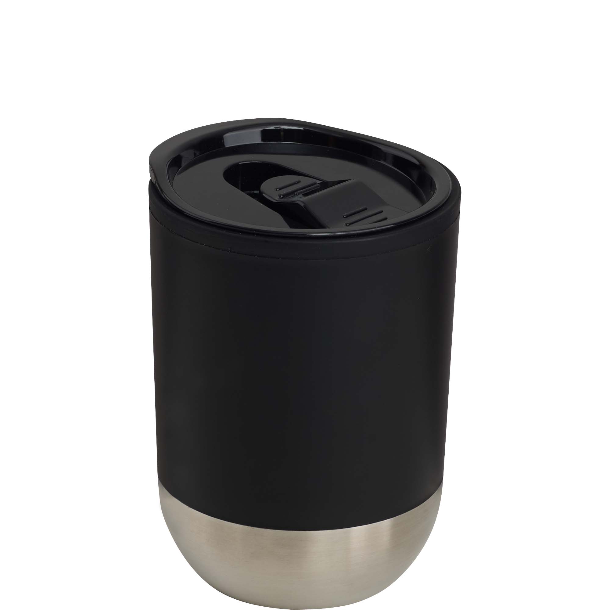 ספל תרמי פלסטי 350מ"ל תחתית נירוסטה - תמונה 3