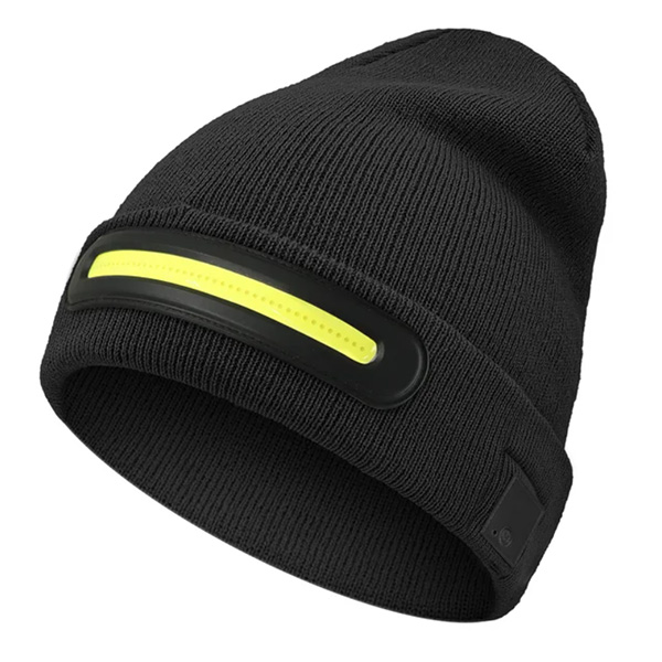 כובע צמר איכותי עם פס תאורת LED מובנה בעוצמה של 3W COB - תמונה 2