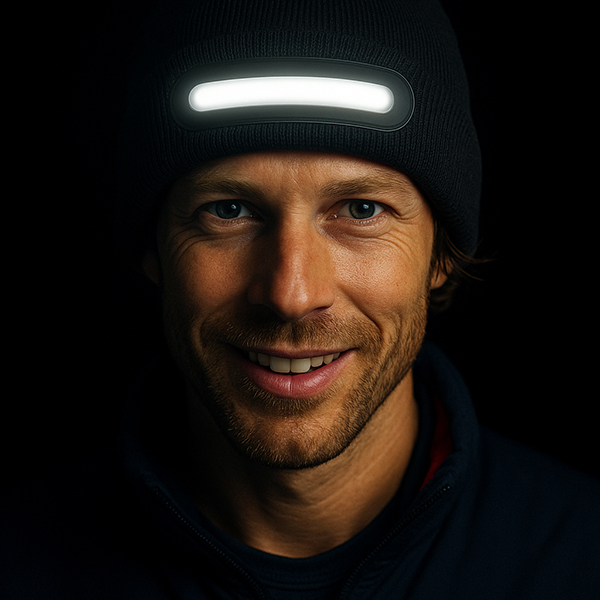 כובע צמר איכותי עם פס תאורת LED מובנה בעוצמה של 3W COB - תמונה 6