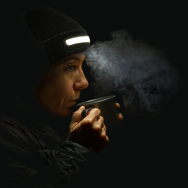 כובע צמר איכותי עם פס תאורת LED מובנה בעוצמה של 3W COB - תמונה 7