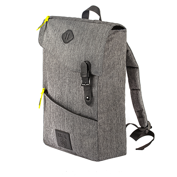 "טאקי" TAKHI תיק גב למחשב נייד אפור מלאנז' עד 15.6 אינץ' עשוי חומרים ממוחזרים מבית המותג LIMON - תמונה 2