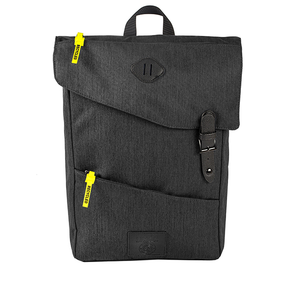 "טאקי" TAKHI תיק גב למחשב נייד שחור עד 15.6 אינץ' עשוי חומרים ממוחזרים מבית המותג LIMON