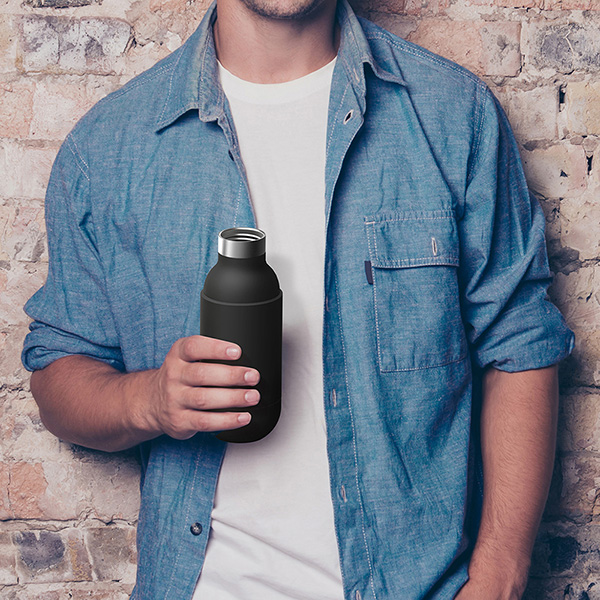 ORB בקבוק תרמי "קפסולה" נירוסטה חם/קר 420 מ"ל עם מכסה שמשמש ככוס מבית ASOBU - תמונה 13