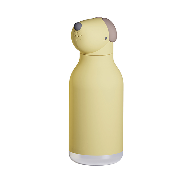 BESTIE בקבוק תרמי נירוסטה חם/קר 460 מ"ל עם קש סיליקון מבית ASOBU - תמונה 3