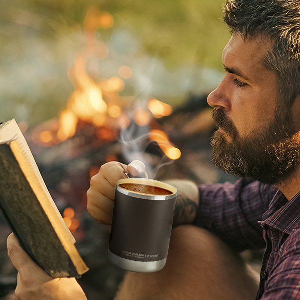 Ultimate ספל תרמי נירוסטה ציפוי קרמי פנימי PURAMIC מכסה טריטן 360 מ"ל מבית ASOBU - תמונה 8